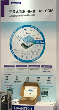研華攜手行業(yè)伙伴發(fā)布IoT無線傳感平臺M2.COM，推動物聯網技術研發(fā)創(chuàng)新