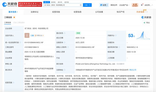 科大訊飛鄭州新科技公司成立，信息系統集成服務版圖再擴張